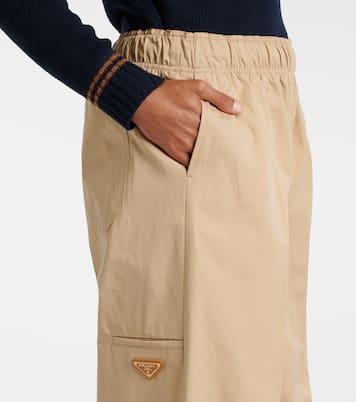 Gerade Hose aus Baumwollpopeline | Prada