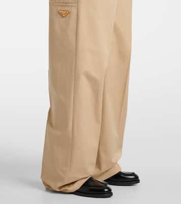 Gerade Hose aus Baumwollpopeline | Prada