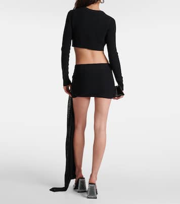 Minirock aus einem Baumwollgemisch | Aya Muse