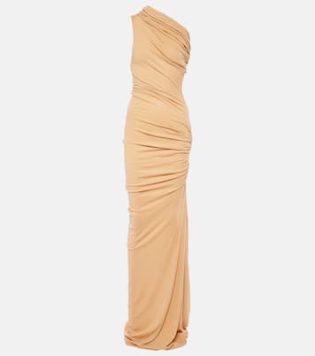 Pillar one-shoulder jersey maxi dress | Entire Studios