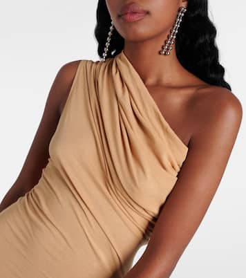 Pillar one-shoulder jersey maxi dress | Entire Studios