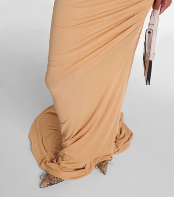 Pillar one-shoulder jersey maxi dress | Entire Studios