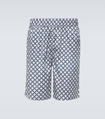 Palma printed silk-blend shorts | Frescobol Carioca