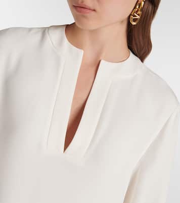 Top VGold aus Seide | Valentino