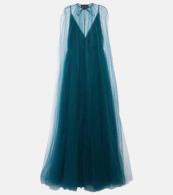 Robe longue Cassandra en tulle | Costarellos