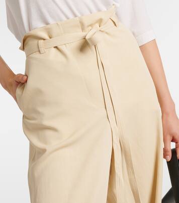 Pantalon ample à taille haute | Toteme