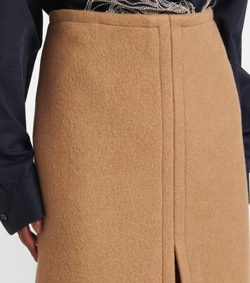 Wool midi skirt | Dries Van Noten