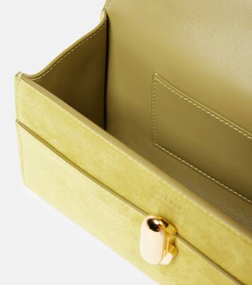 Symmetry Pochette suede tote bag | Savette