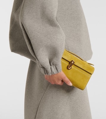 Symmetry Pochette suede tote bag | Savette