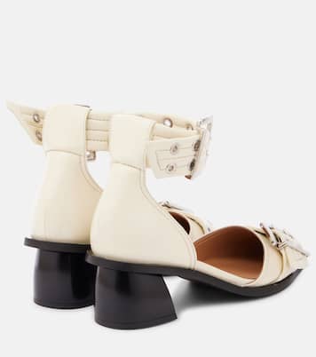 Faux leather pumps | Ganni