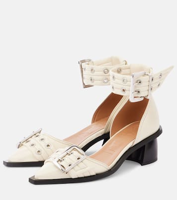 Faux leather pumps | Ganni