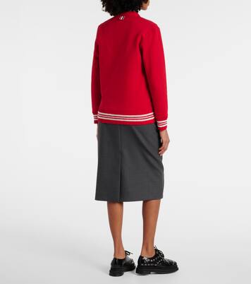 Cardigan 4-Bar aus Baumwolle  | Thom Browne