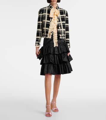 Sandalen Preshoes 90 aus Satin mit Kristallen | Valentino Garavani