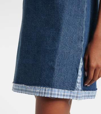 Minikleid aus Denim | Miu Miu