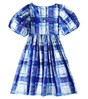Calyita checked gathered cotton dress | Molo