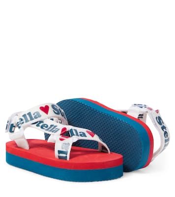 Sandalias estampadas con logo | Stella McCartney Kids