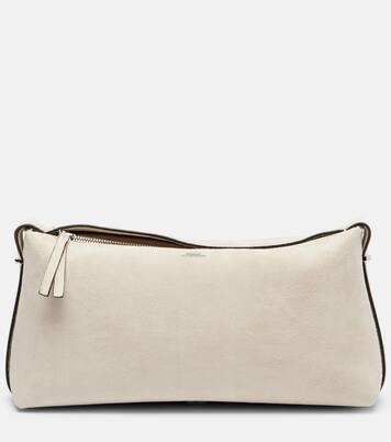 Clutch aus Veloursleder | Toteme