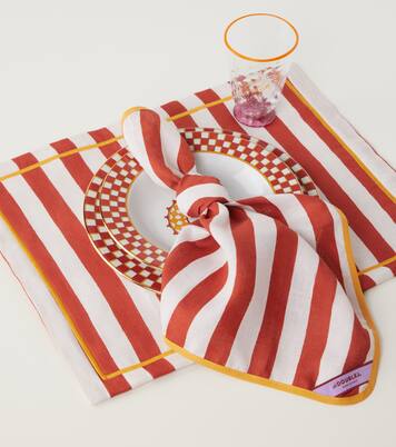 Set Riviera Mattone aus zwei Tischsets  | La DoubleJ