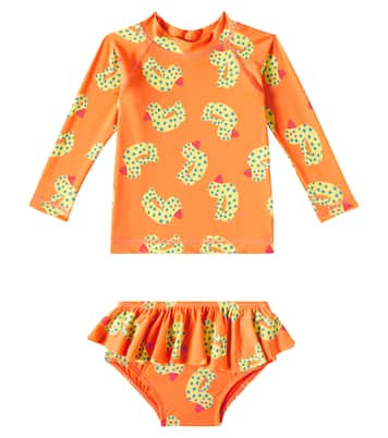 Baby rashguard top and swim briefs set | Fábula