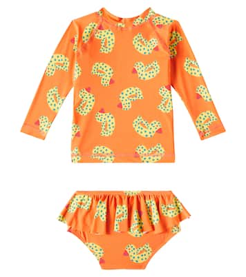 Baby rashguard top and swim briefs set | Fábula