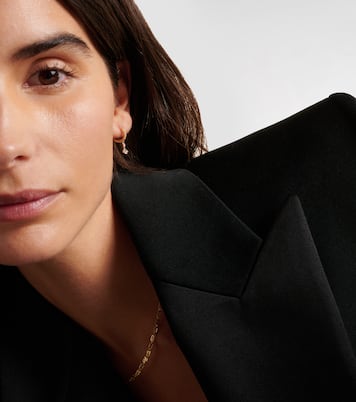 18kt gold drop earrings with diamonds | Suzanne Kalan