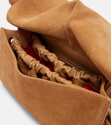 Baggy Small suede shoulder bag | Christian Louboutin