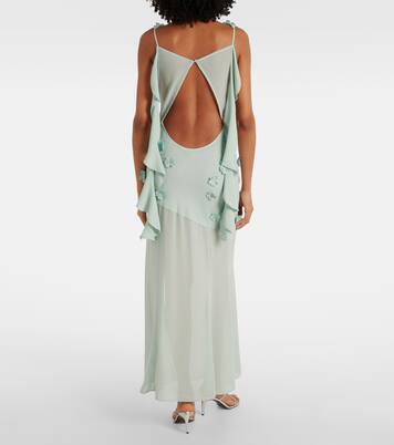 Robe longue à fleurs | Rotate