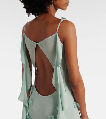 Robe longue à fleurs | Rotate