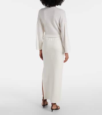 Lilth crêpe jersey pencil skirt | Khaite