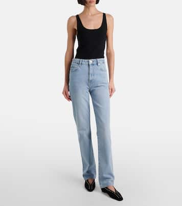 Jeans rectos Ruler de tiro alto | Frame