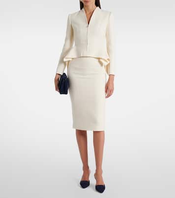 Bouclé pencil skirt | Roland Mouret