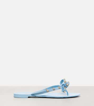 Rockstud PVC thong sandals | Valentino Garavani