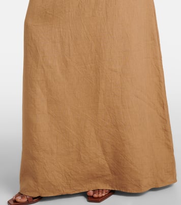 Lelia halterneck linen maxi dress | Nili Lotan