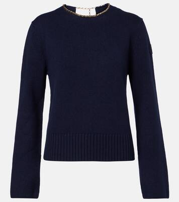Ribbed-knit wool and cashmere sweater | Moncler