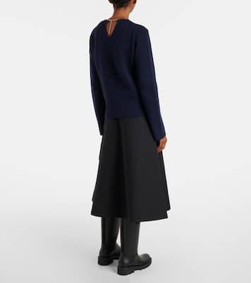 Ribbed-knit wool and cashmere sweater | Moncler