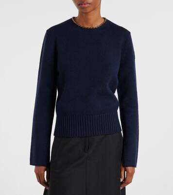 Ribbed-knit wool and cashmere sweater | Moncler