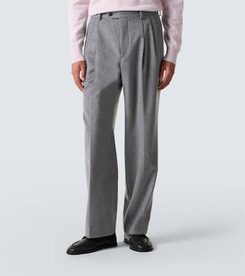 Pantalones rectos de cachemir | Auralee