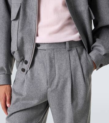 Pantalones rectos de cachemir | Auralee
