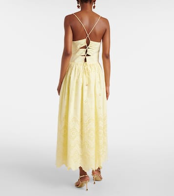 Midikleid aus Baumwolle | Self-Portrait