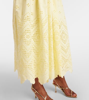 Midikleid aus Baumwolle | Self-Portrait