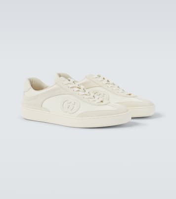 Gucci Lido G75绒面革运动鞋 | Gucci