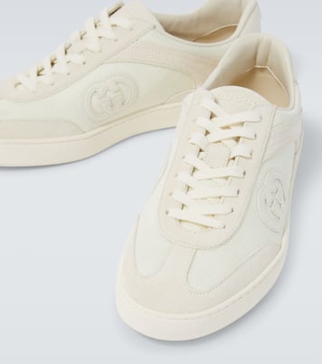 Gucci Lido G75绒面革运动鞋 | Gucci