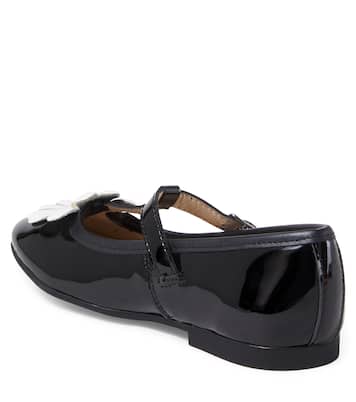 Dory Flo leather Mary Jane flats | Pom d'Api