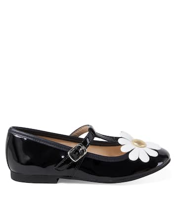 Dory Flo leather Mary Jane flats | Pom d'Api
