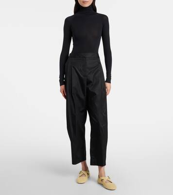 小牛毛芭蕾舞平底鞋 | Alaïa