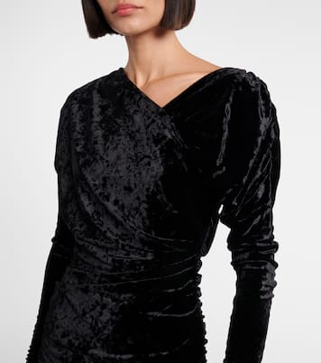 Minikleid aus Samt | Ganni