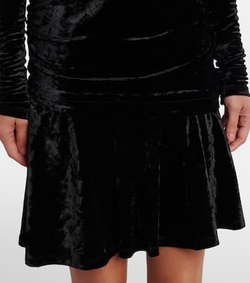 Minikleid aus Samt | Ganni