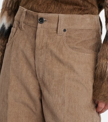 Gerade Hose Monili aus Baumwoll-Cord | Brunello Cucinelli