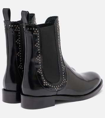 Skye embellished leather Chelsea boots | Aquazzura