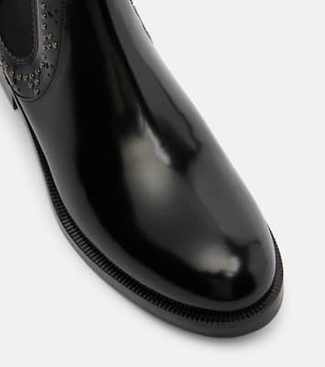 Skye embellished leather Chelsea boots | Aquazzura